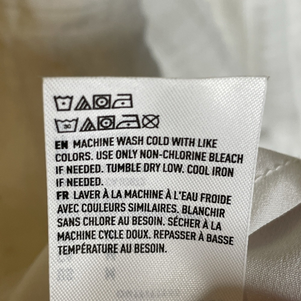 American Eagle White Babydoll Mini Dress Strappy Open‎ Back Size Large NWT - Picture 11 of 11